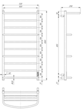 Načíst obrázek do prohlížeče galerie, Kaskáda Lux s poličkou 10 Gold
 фото 3