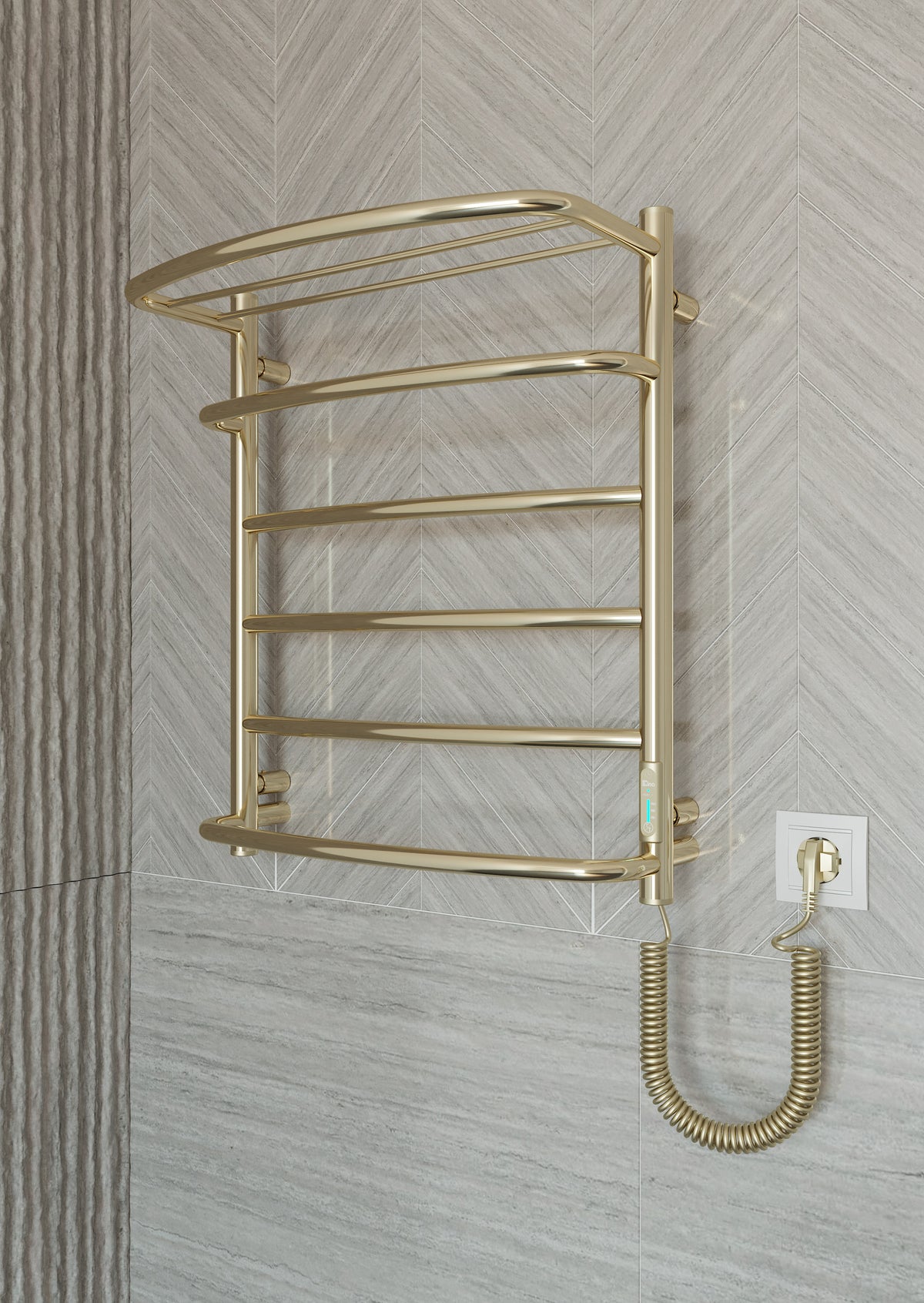 Cascade with Shelf 6 Gold