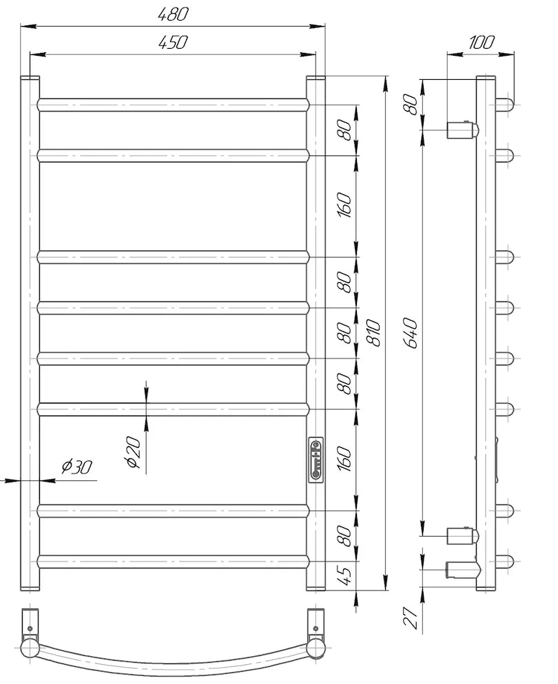 Ladder 8 White