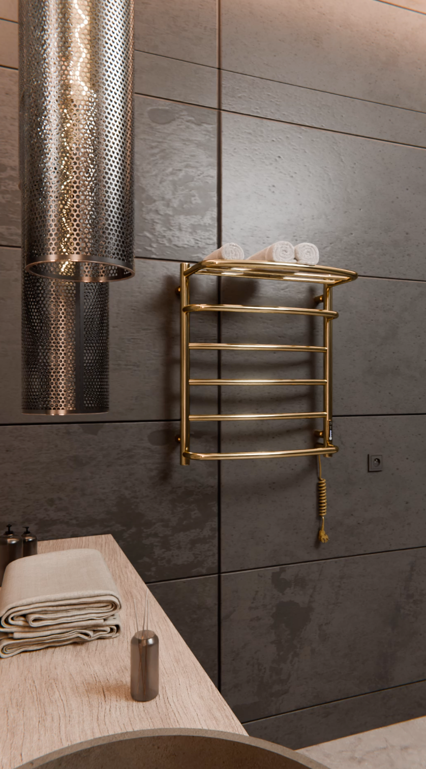Cascade with Shelf 6 Gold