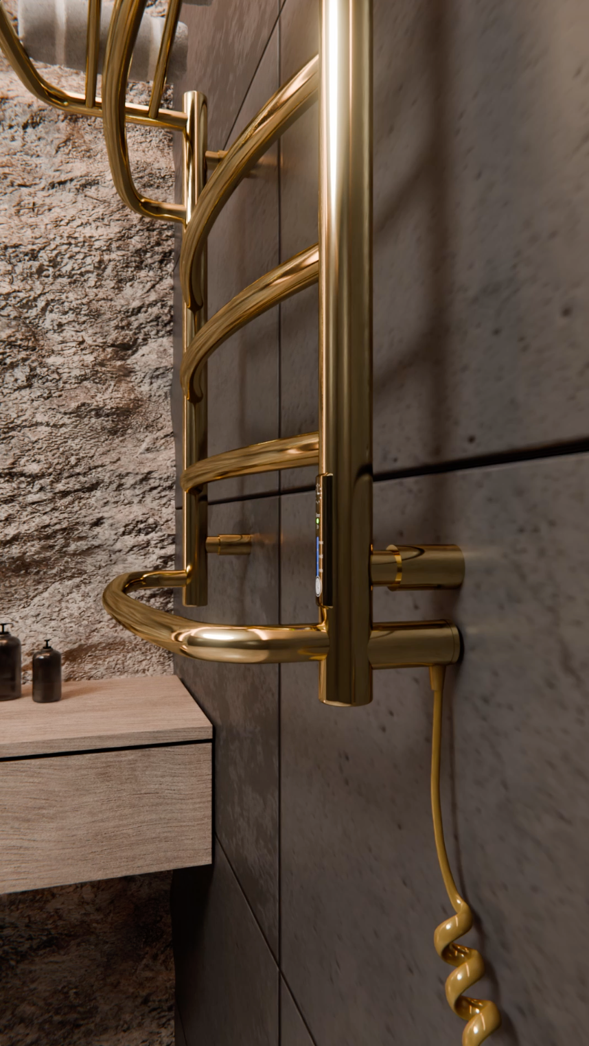 Cascade with Shelf 6 Gold