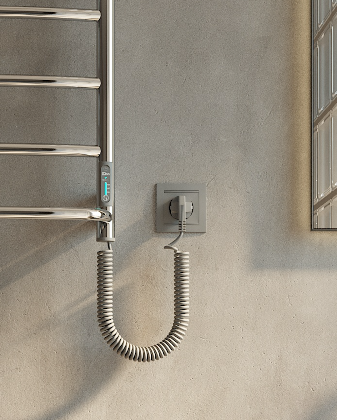 Kaskáda s poličkou 6 Chrome