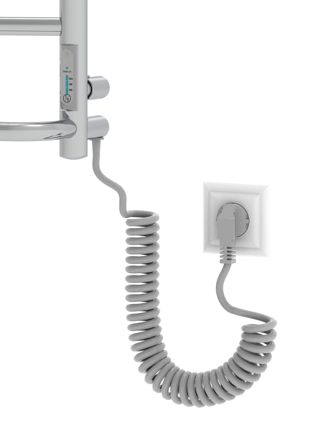 Cascade with Shelf 9 Chrome