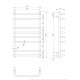 Рушникосушарка ELNA Стандарт 8 Білий (800x480)